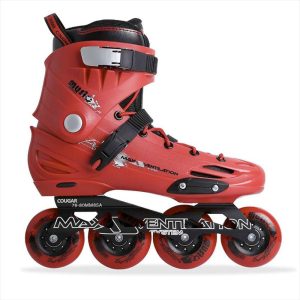Patines En Linea Semiprofesionales Cougar Mzs309 Rojo 42