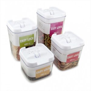 Set De Recipientes Herméticos X 4 Unidades