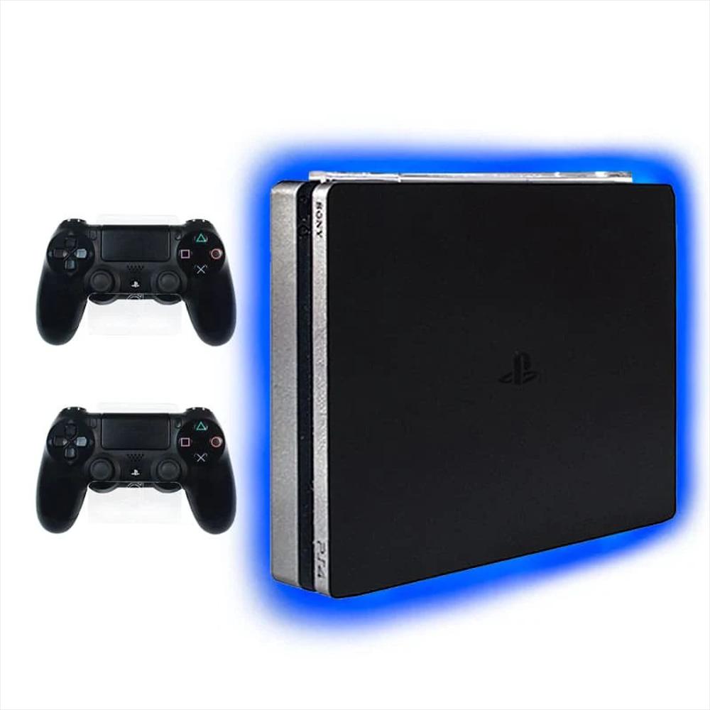 Combo Soporte Playstation 4 Slim/Fat + Luz Led