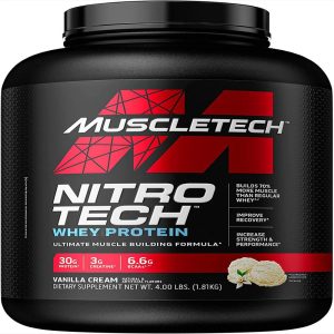 Nitro Tech Whey Protein 4 Libras Vanilla Cream