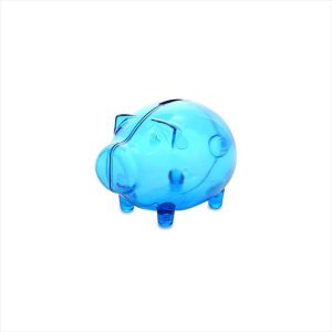 Combo X 12 Unidades Alcancía Cerdito Pequeño Color Azul