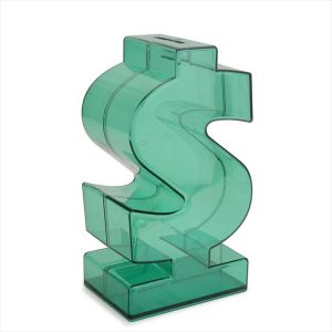 Combo X 12 Unidades Alcancía Signo Peso Color Verde