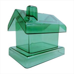 Combo X 12 Unidades Alcancía Casa Color Verde