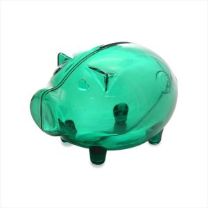 Combo X 12 Unidades Alcancía Cerdito Grande Color Verde