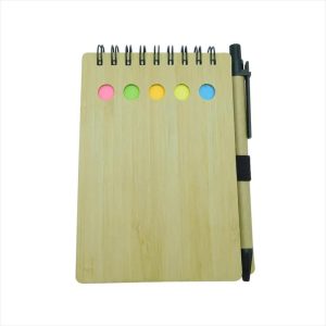 Combo X 12 Unidades Agenda Ecológica Bambú Num 60