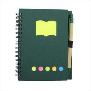 Combo X 12 Unidades Agenda Ecológica Num 11 Color Verde