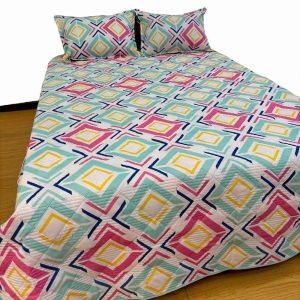 Combo Colcha Microfibra Con 2 Fundas Cama King