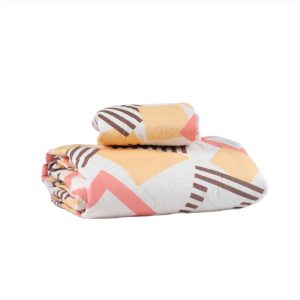 Combo Colcha Microfibra Con 2 Fundas Cama Doble