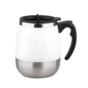 Mug Viajero Mezclador Magnético Color Blanco