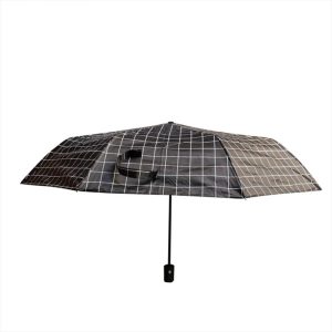 Sombrilla Bolso Cuadros Color Negro