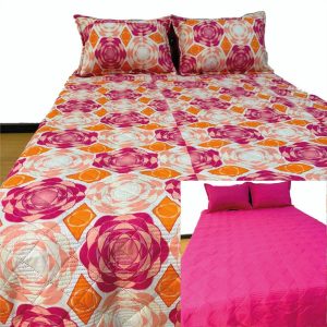 Combo Colcha Microfibra Con 1 Funda Cama Sencilla