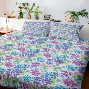 Juego Sabana Beldess Algodón 144 Hilos Cama Sencilla (Estampada)