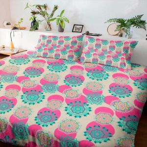 Juego Sabana Beldess Algodón 144 Hilos Cama Sencilla (Estampada)