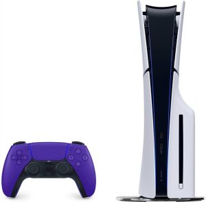Consola Playstation 5 Slim De Disco Refurbish Con Control Purpura