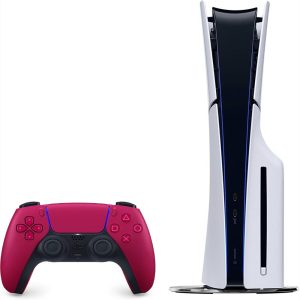 Consola Playstation 5 Slim De Disco Con Control Rojo