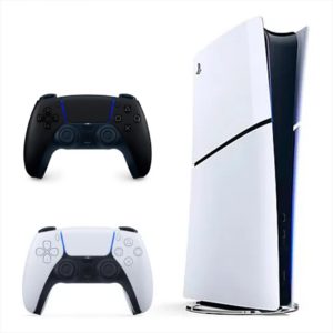 Consola Playstation 5 Slim Digital Con Control Blanco Y Control Negro