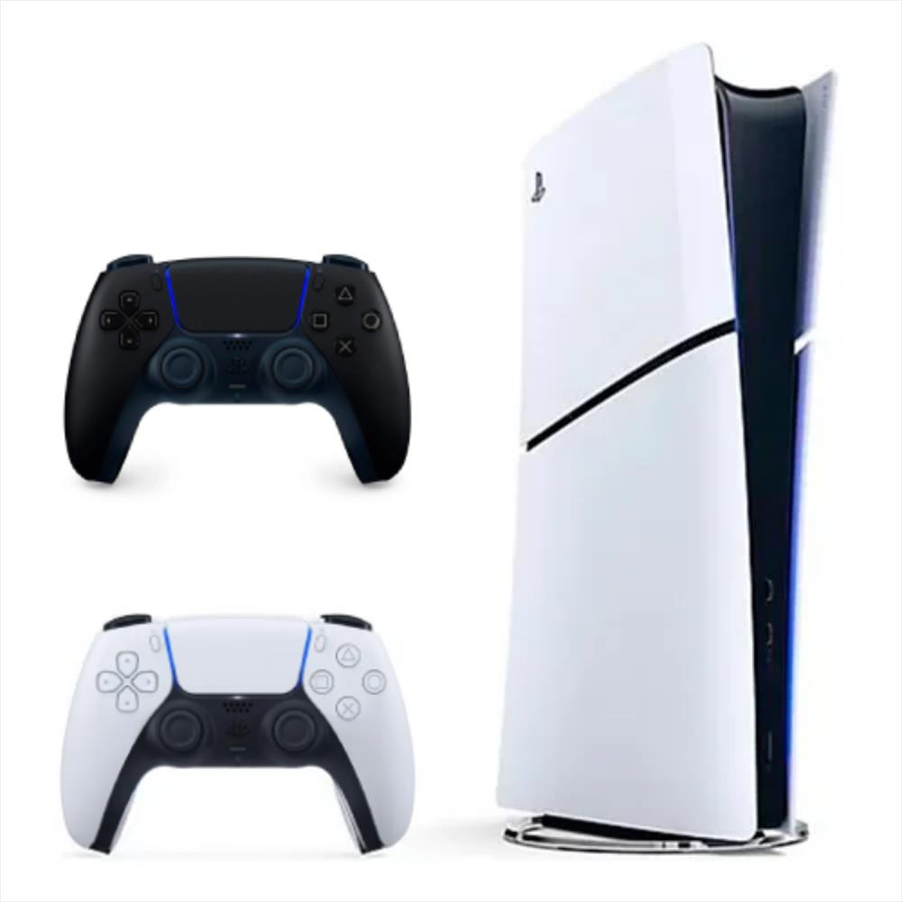 Consola Playstation 5 Slim Digital Con Control Blanco Y Control Negro