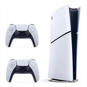 Consola Playstation 5 Slim Digital Con Dos Controles Blancos