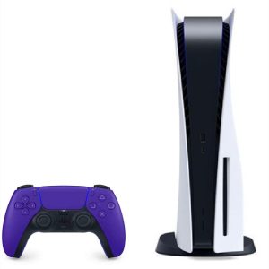Consola Playstation 5 Fat Refurbish De Disco Con Control Morado