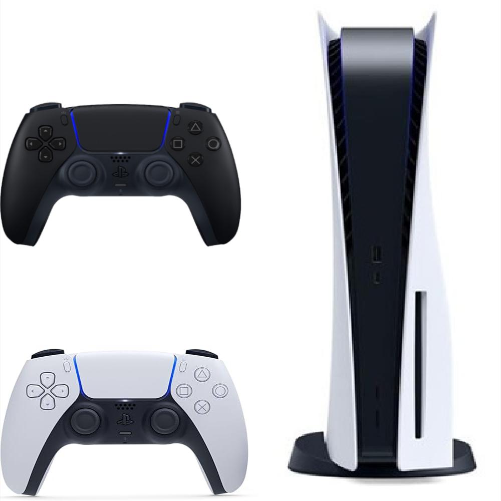 Consola Playstation 5 Fat Refurbish De Disco Con Control Blanco Y Control Negro