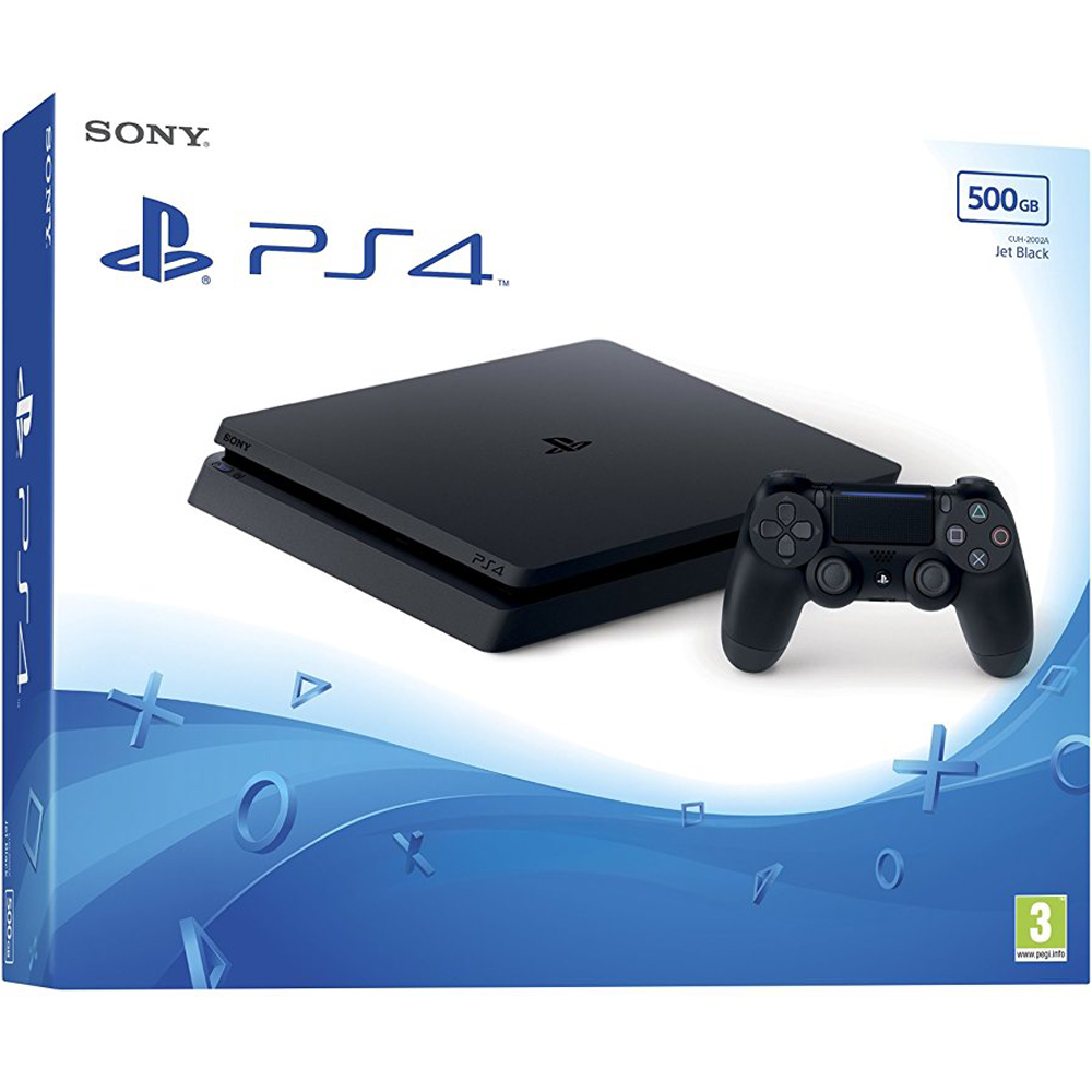 Consola Sony Playstation 4 Slim 500Gb Ps4 Negra